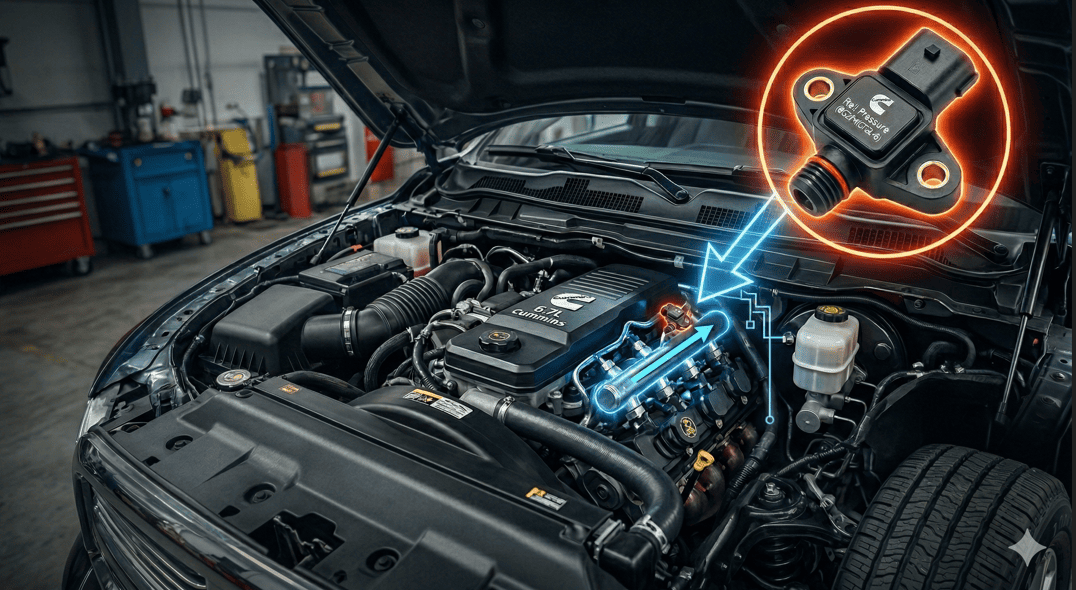 fuel rail pressure sensor